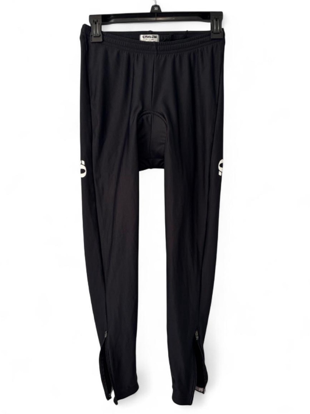 Pearl Izumi Women's Black Cycling Pants Drawstring Waist Large Thermal Fleece